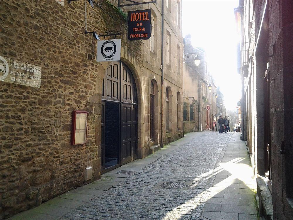 Hotel De La Tour De L'Horloge Dinan Exterior foto
